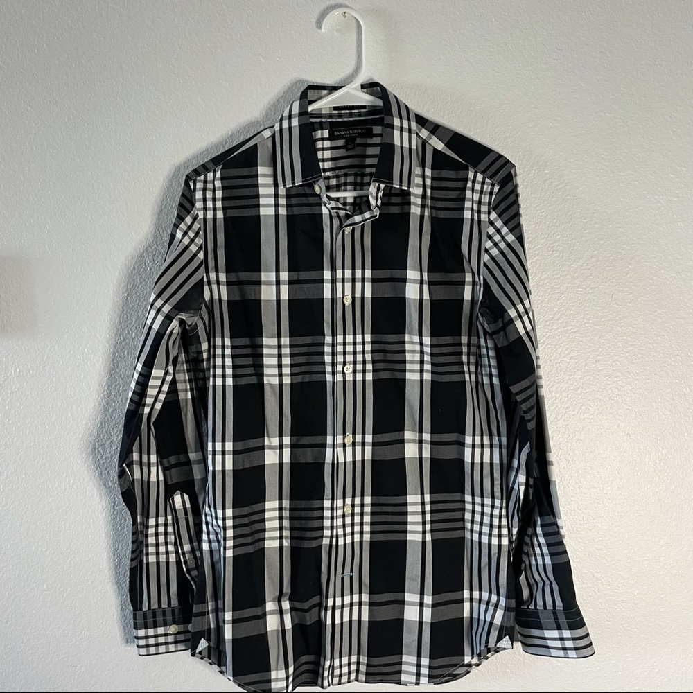 Banana Republic Non-Iron Grant Fit Oxford